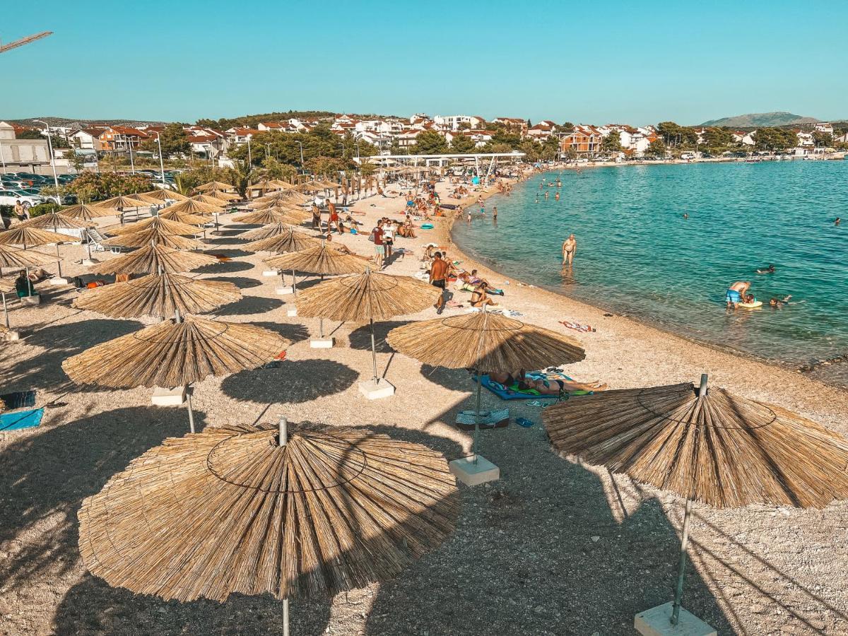 Luxury Beach Villa W Sea Sunset Views Sibenik Bagian luar foto