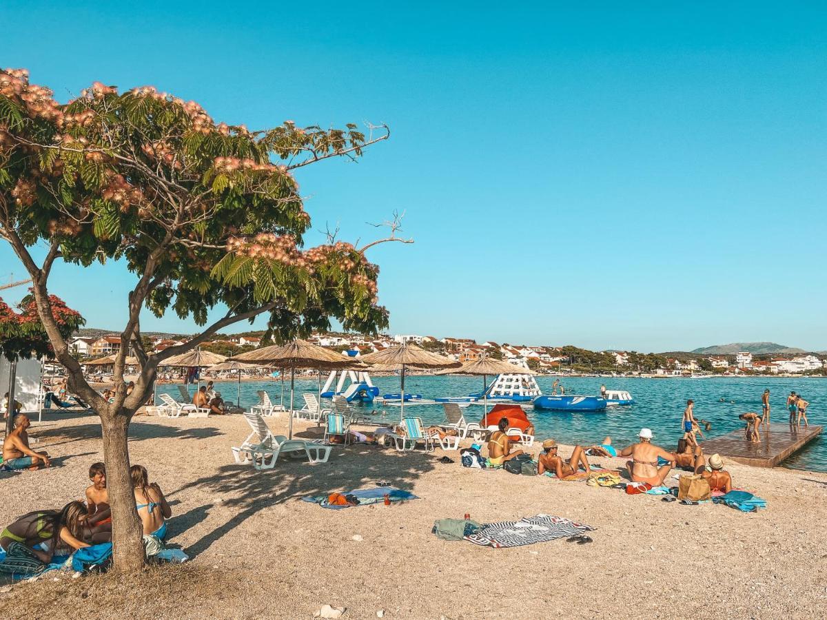 Luxury Beach Villa W Sea Sunset Views Sibenik Bagian luar foto