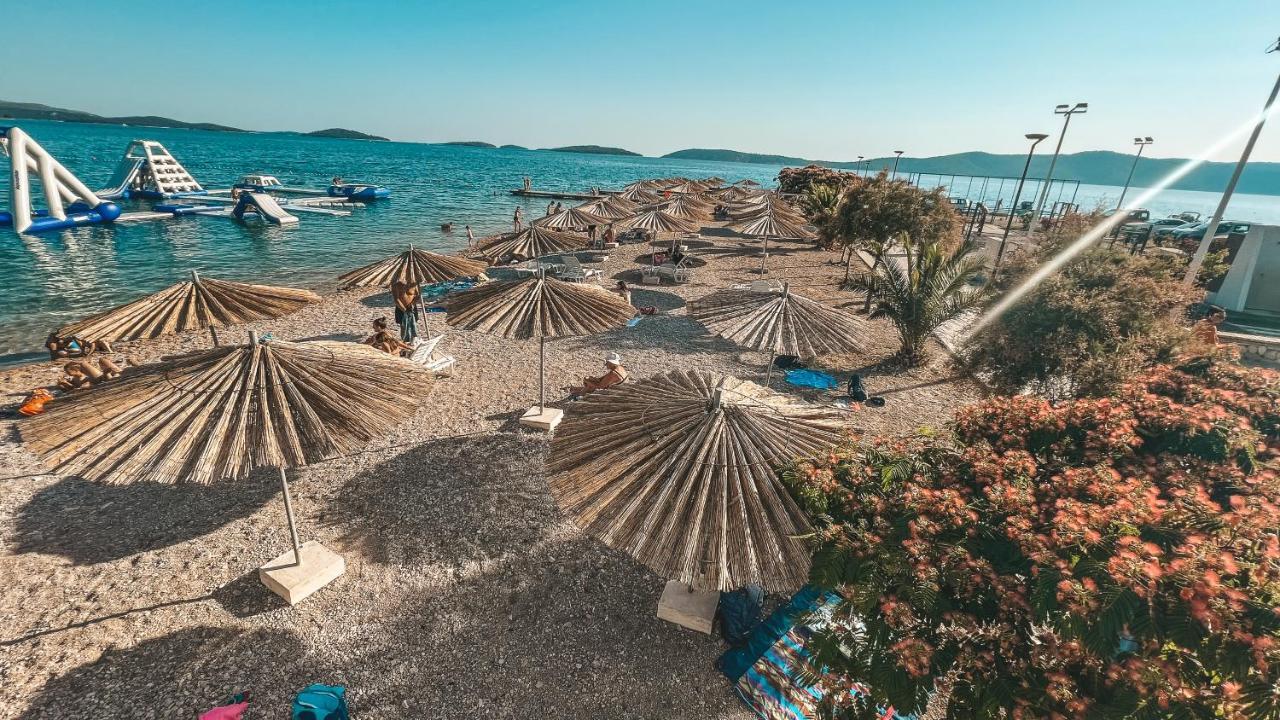 Luxury Beach Villa W Sea Sunset Views Sibenik Bagian luar foto