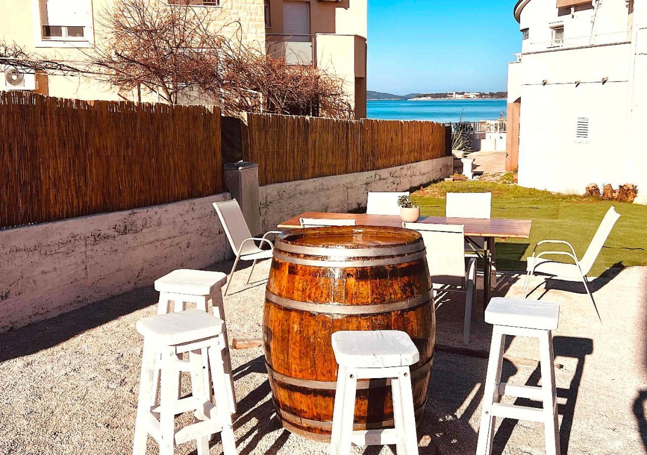 Luxury Beach Villa W Sea Sunset Views Sibenik Bagian luar foto