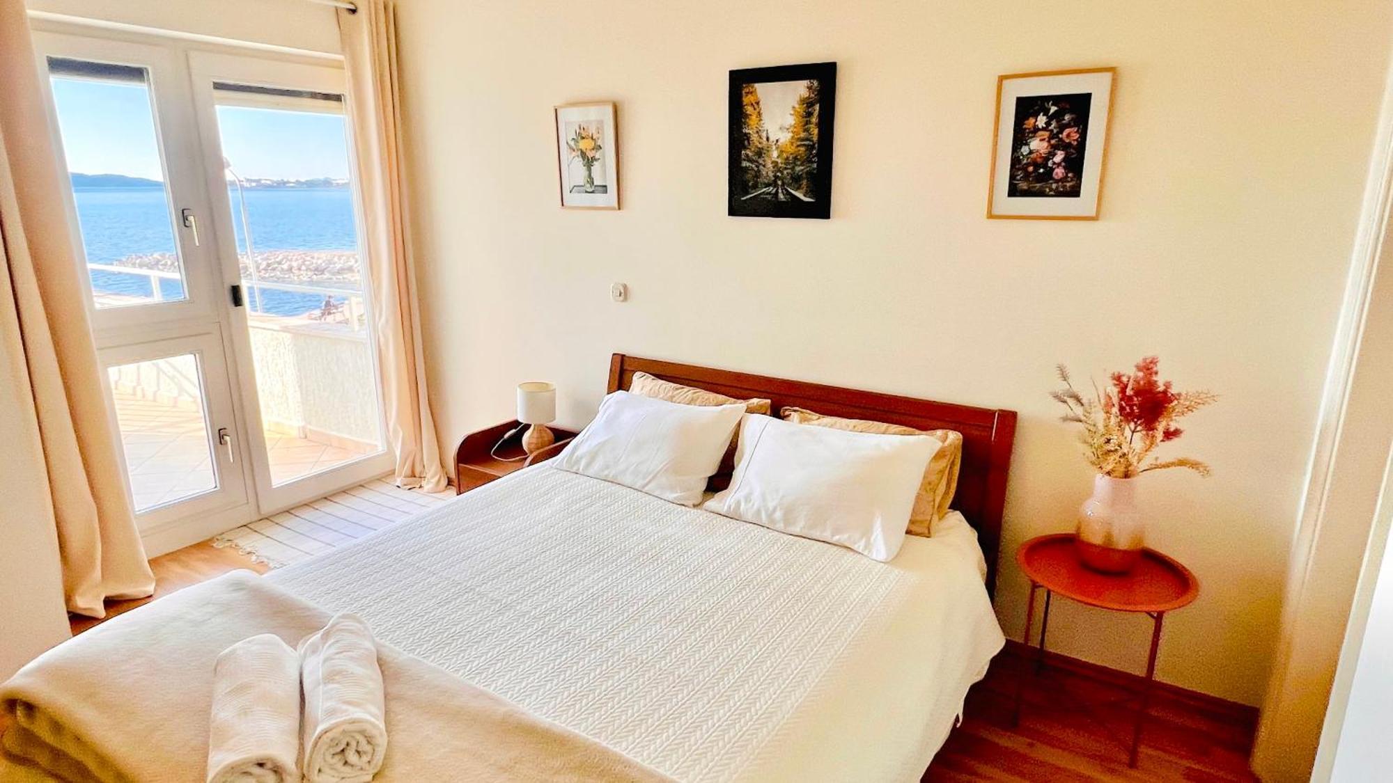 Luxury Beach Villa W Sea Sunset Views Sibenik Bagian luar foto