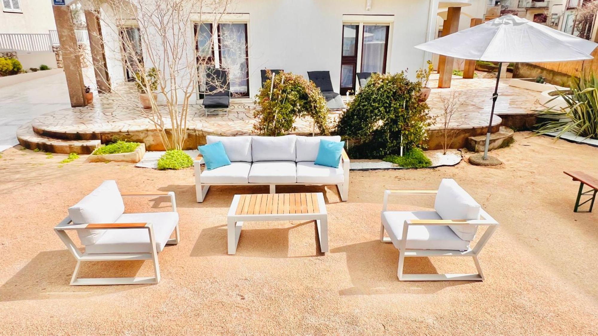 Luxury Beach Villa W Sea Sunset Views Sibenik Bagian luar foto