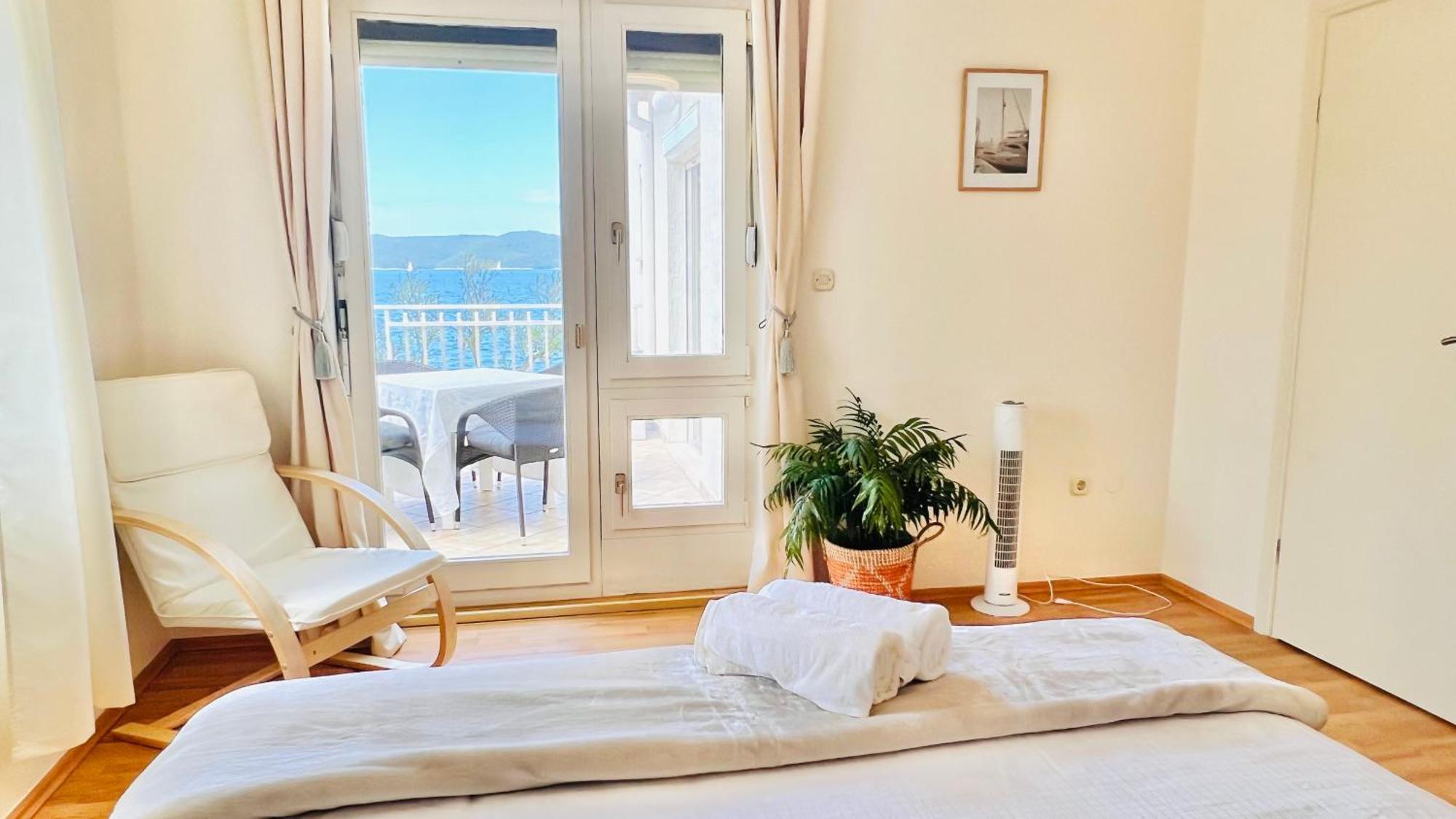Luxury Beach Villa W Sea Sunset Views Sibenik Bagian luar foto